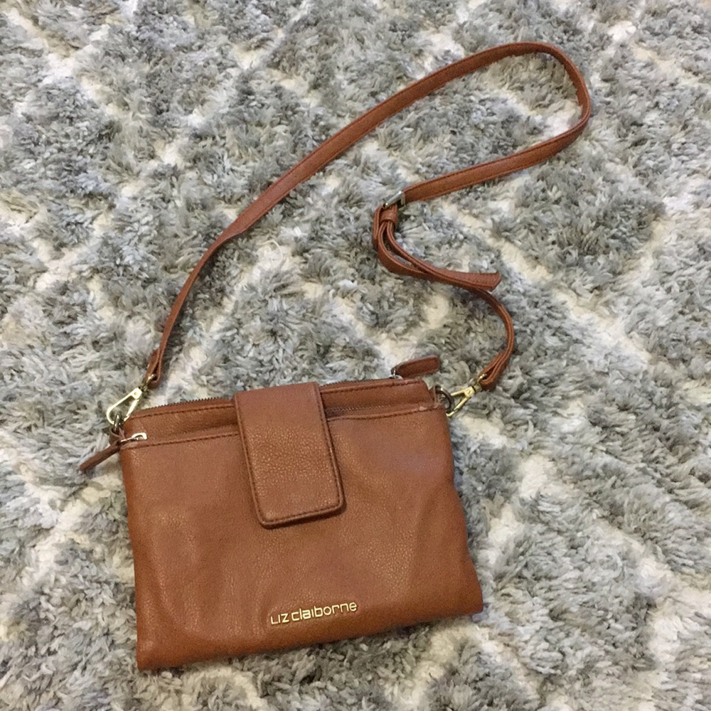 Cognac Liz Claiborne Crossbody